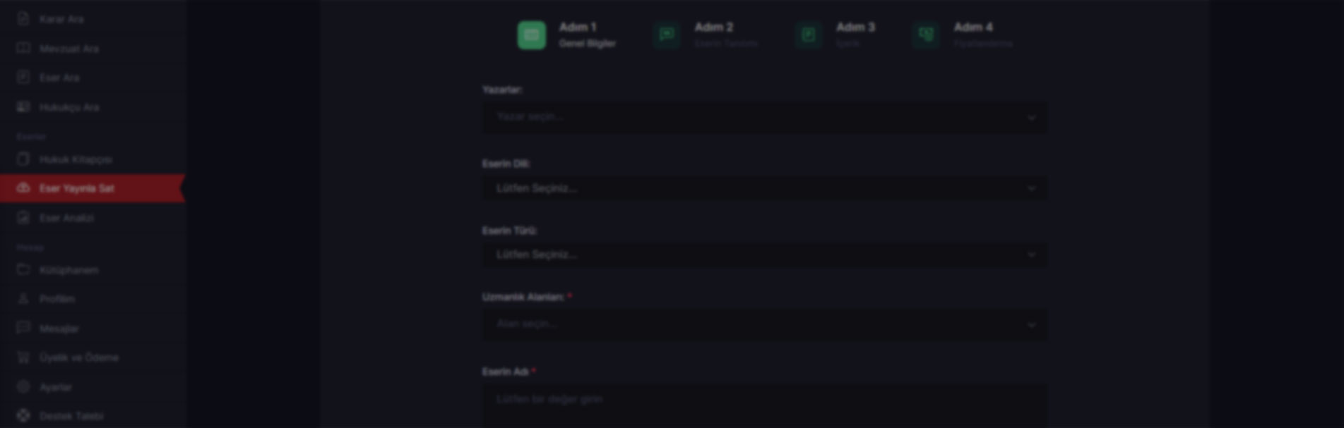 Eser Yayınlama Olanakları